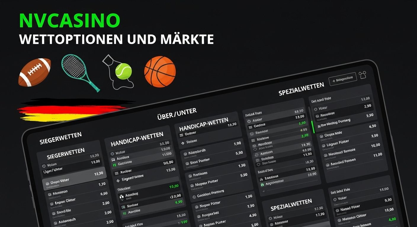 Wettoptionen und Märkte how to bet
