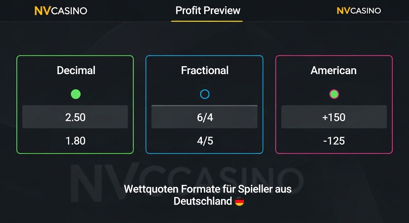 Quotenformate casino sports bets